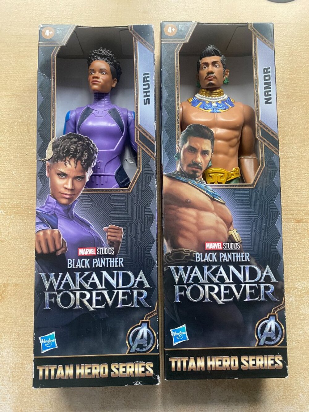 Marvel Black Panther: Wakanda Forever Titan Hero Series Shuri & Namor Figure Bun